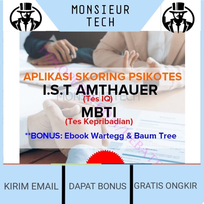 TERHEMAT READY Alat Psikotes dan Aplikasi Skoring: IST + MBTI + Bonus