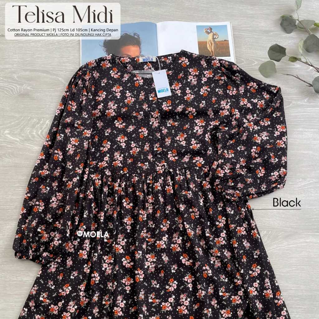 1701    TELISA MIDI  by MoeLa  HIJAB FASHION