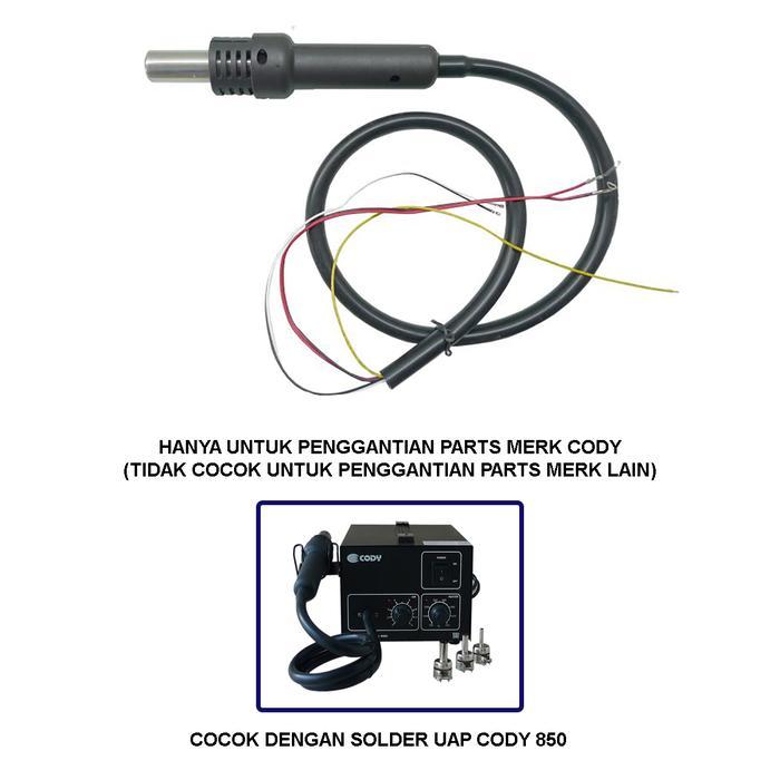 Velvet.Dreams Head Solder Blower Uap Gagang Solder Uap CODY 850 TERLARIS