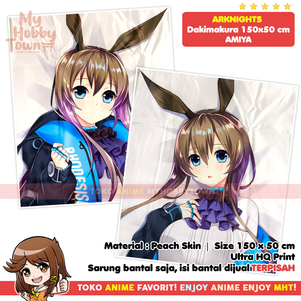 Sarung Bantal Anime Dakimakura Arknights : Amiya