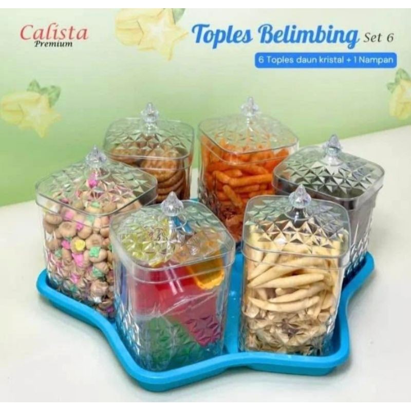 AJM Toples Calista Belimbing set Isi 6
