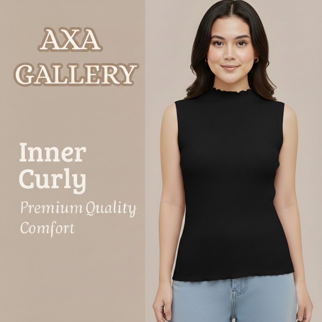 Inner Dalaman Manset Rajut Wanita tanpa lengan