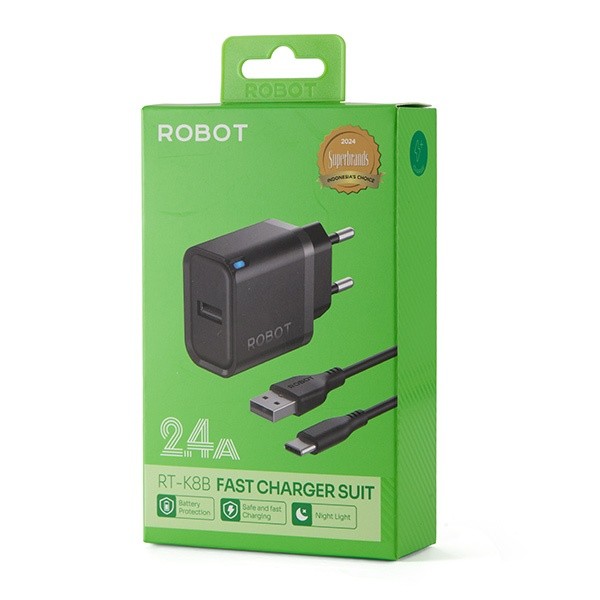 ROBOT Travel Charger, Adaptor, Charger Set, Cas ROBOT All Varian Charger - RT-K7S, RT-K8, RT-K9, RT-