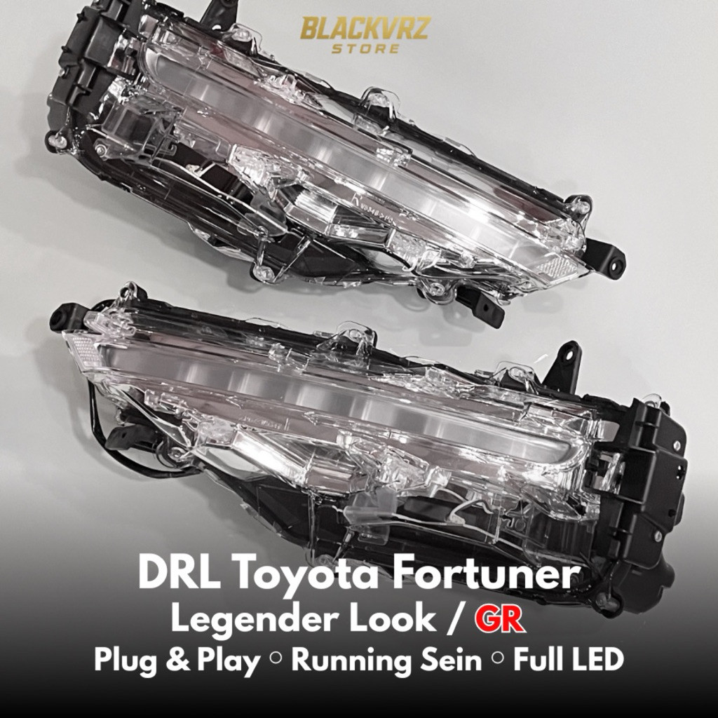 PROMO DRL Fortuner GR Sein Running Fortuner GR VRZ LEGENDER Lampu Aftermarket untuk fortuner, sudah 