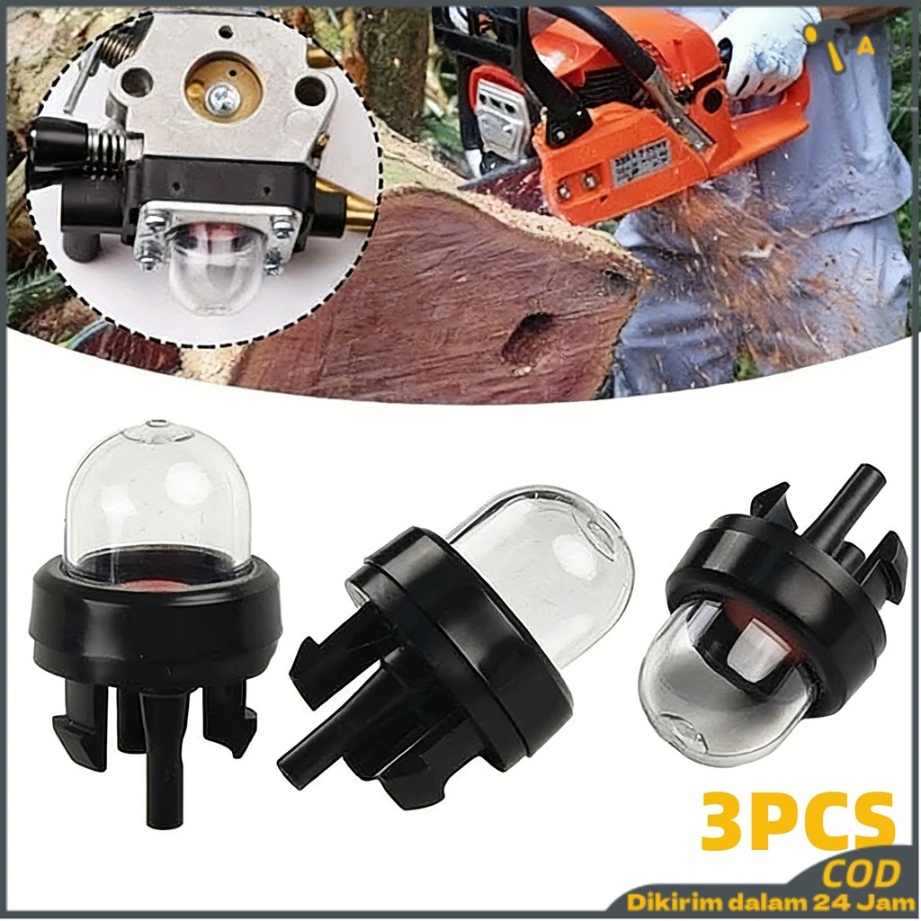 3Pcs Carburetor Oil Bubble Primery Pump Pompa Bensin Carburator NW-258 A-04 Chain Saw Senso Carburet