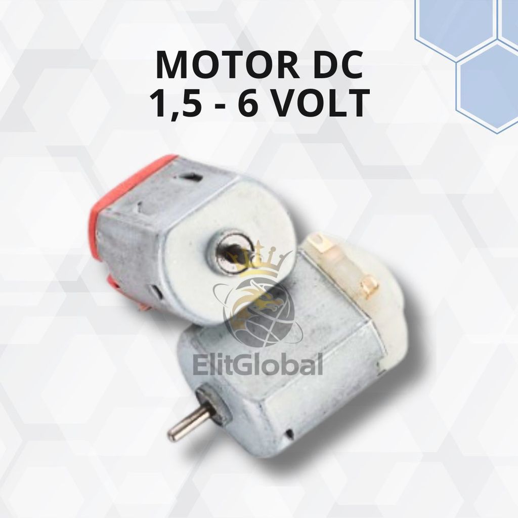 Dinamo DC Mini 1 - 6V 17000 RPM Berbagai Aplikasi Mainan Elektrik