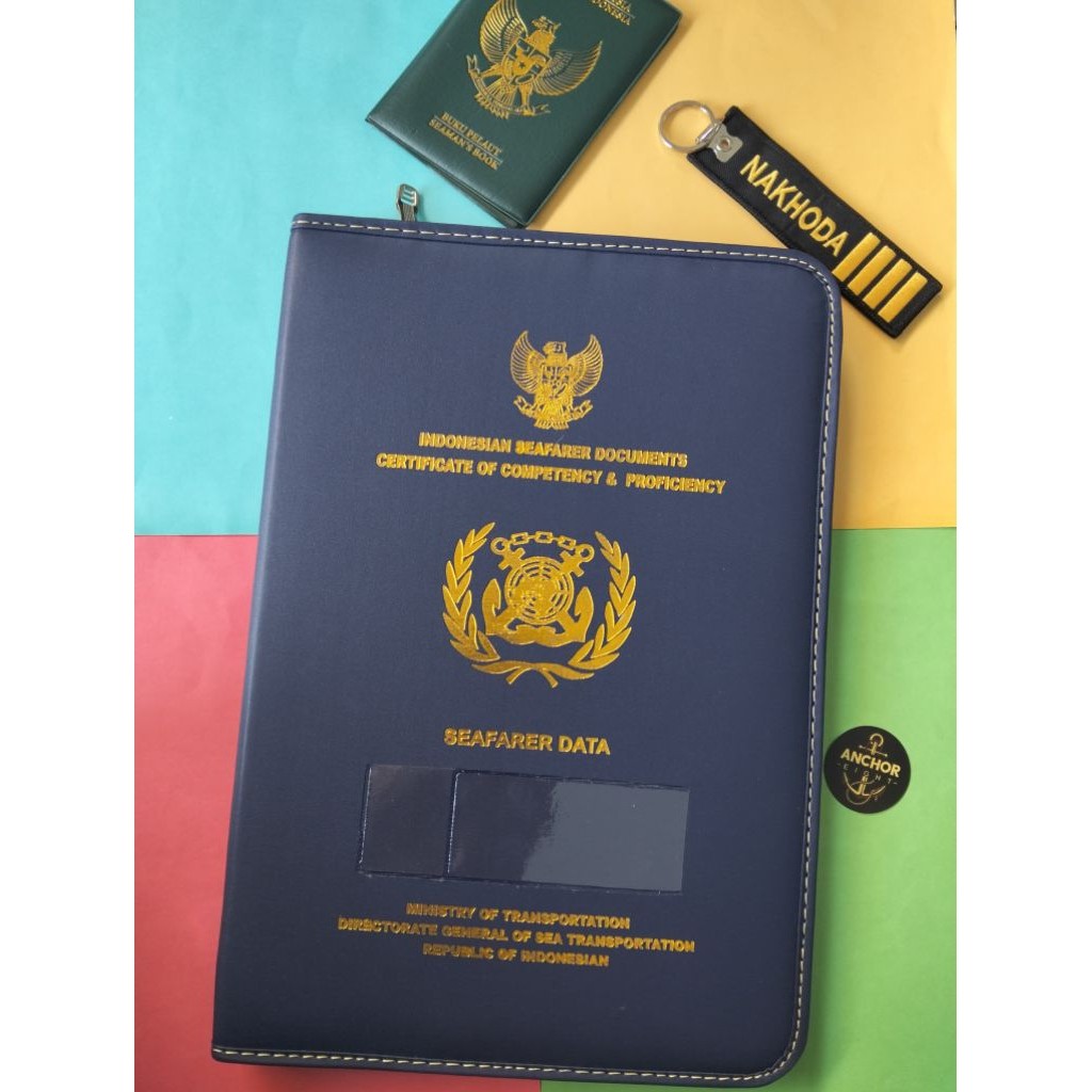 Map Dokumen Pelaut PREMIUM Map Dokumen Keeper Resleting Dokumen File, Sertifikat Pelaut, Buku Pelaut