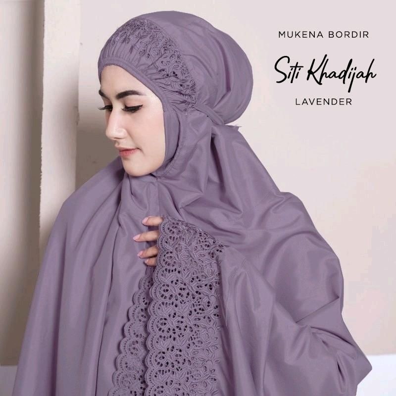 TERMURAH Mukena Dewasa Siti Khadijah Mukena Bordir Tutup Dagu Mukena Katun