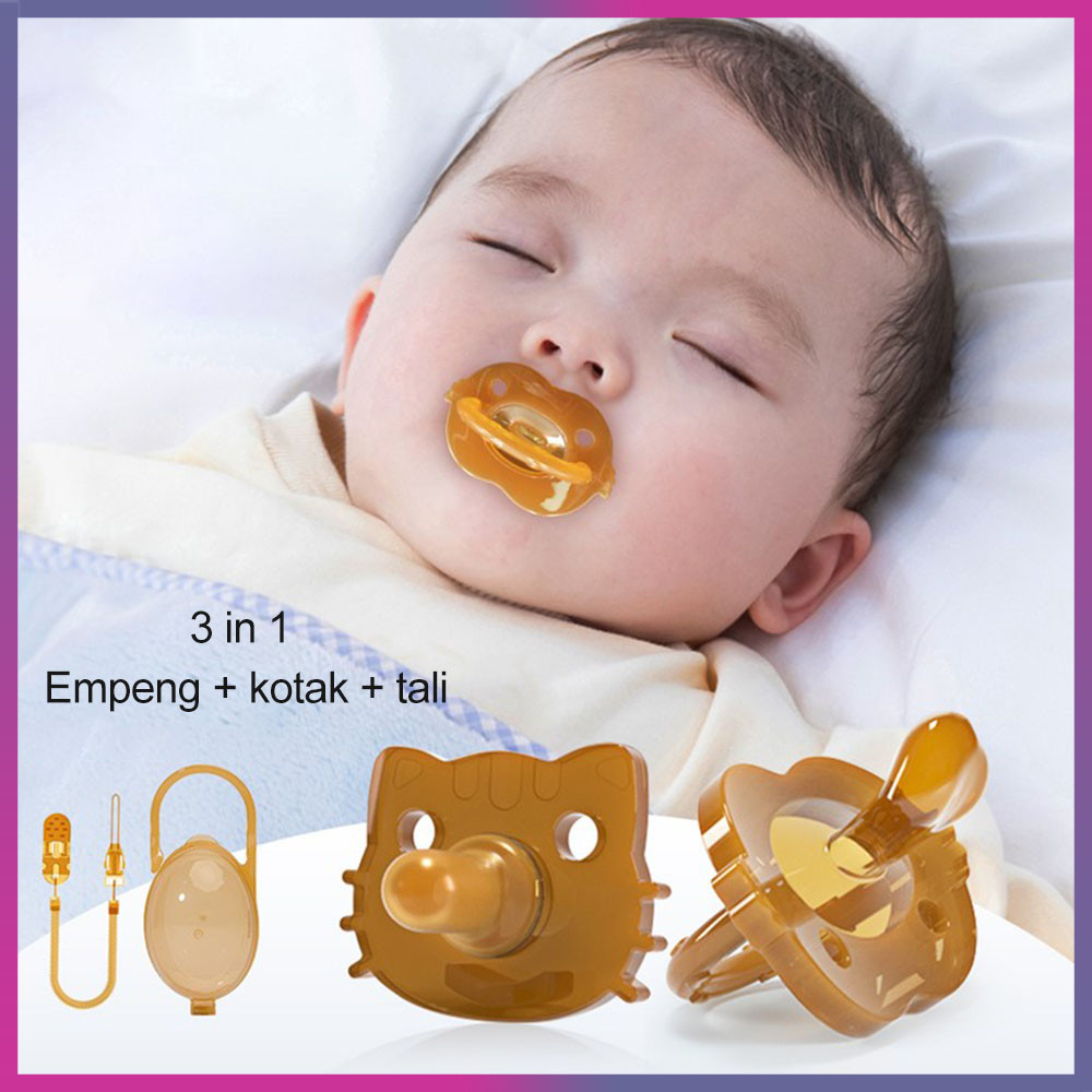 Dot empeng bayi newborn/empeng bayi silikon lembut/kompeng bayi 0 6 bulan