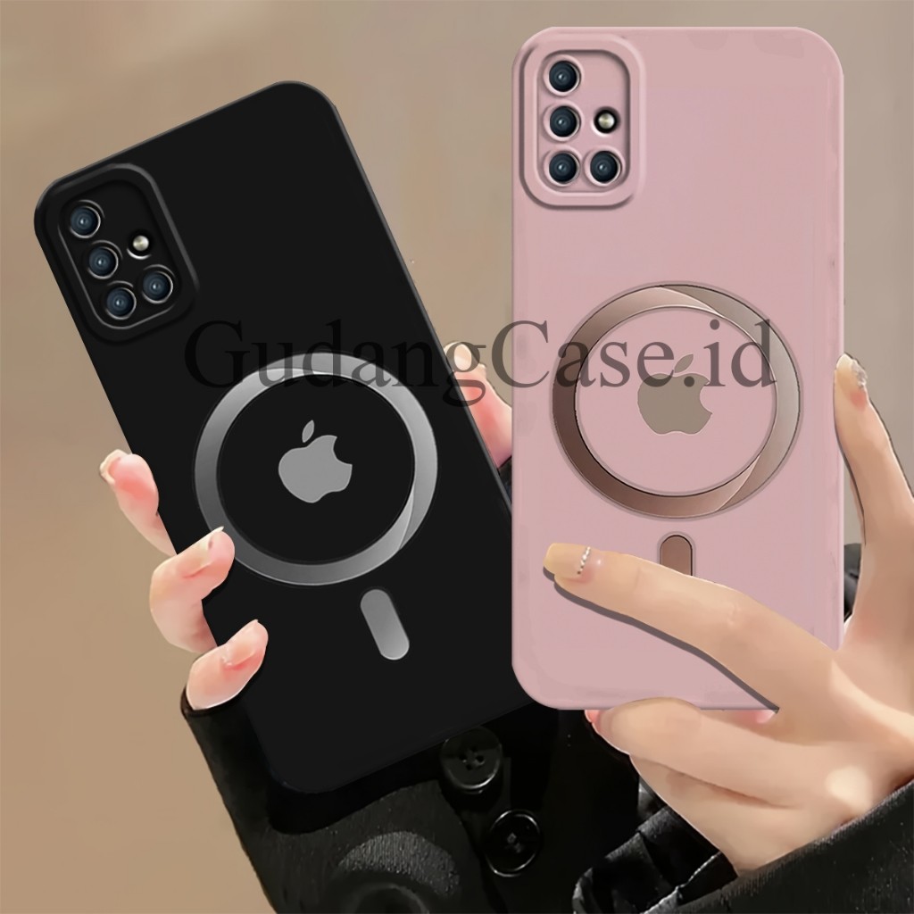 Casing Hp Samsung A71 A51 A31 Softcase Lentur Pelindung Kamera Motif Logo Keren Kekinian