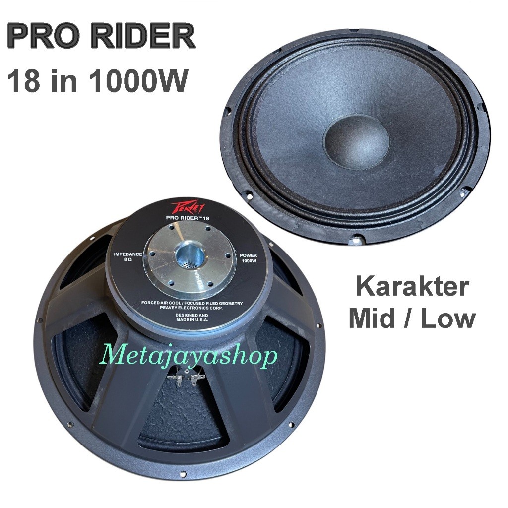 Speaker Komponen Peyvey Pro Rider 18 Inch 1000Watt Component Speaker 18''