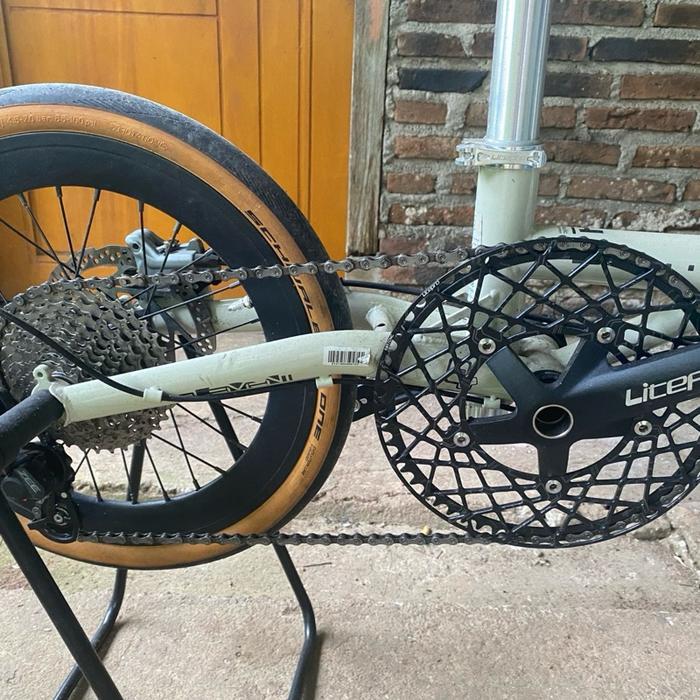 Sepeda lipat modif second masih bagus pemakaian jarang