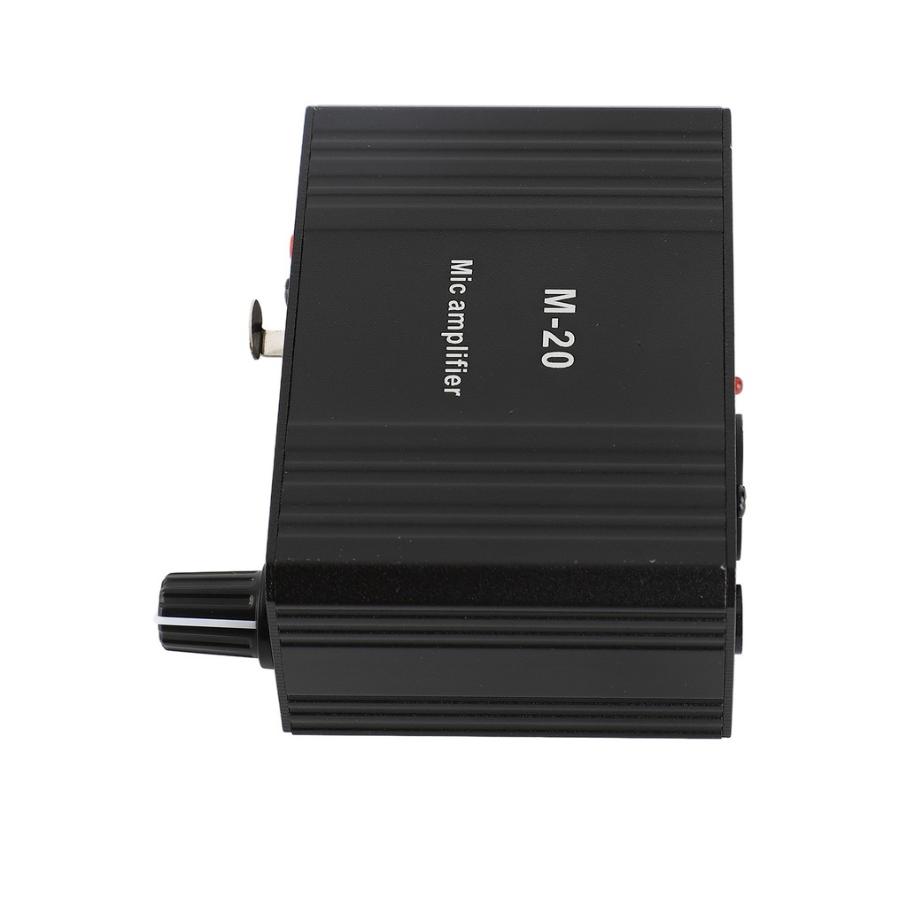 Microphone Preamp High Gain 48V Phantom Power XLR Output Mic Preamplifier for Dynamic and Condenser 