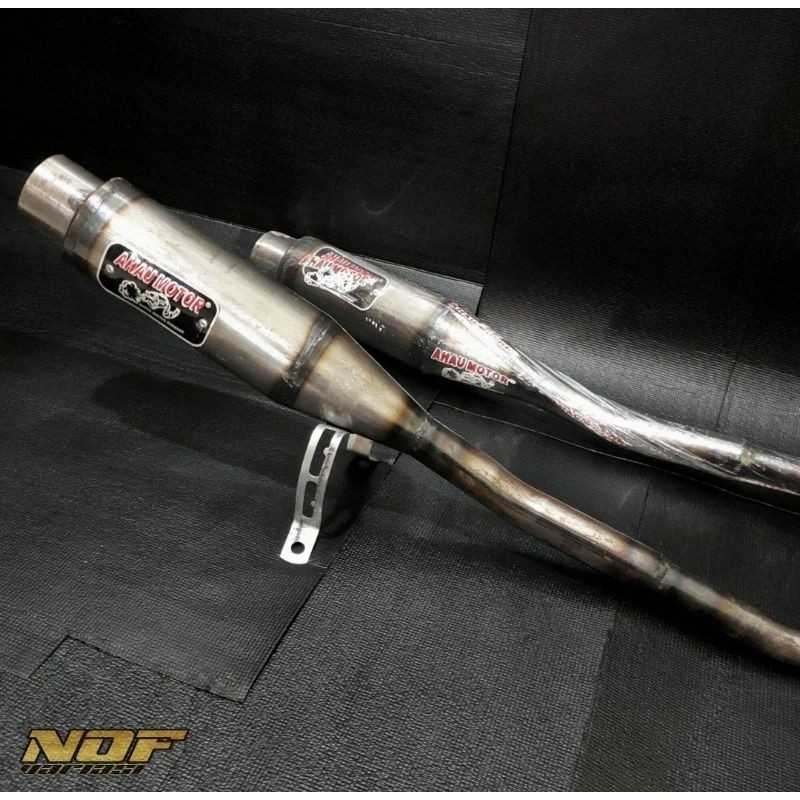 Knalpot Racing Murah Ahau Ahou Ahao Motor All Bebek Series Supra X 110 125 Fit Karisma Revo Absolut 