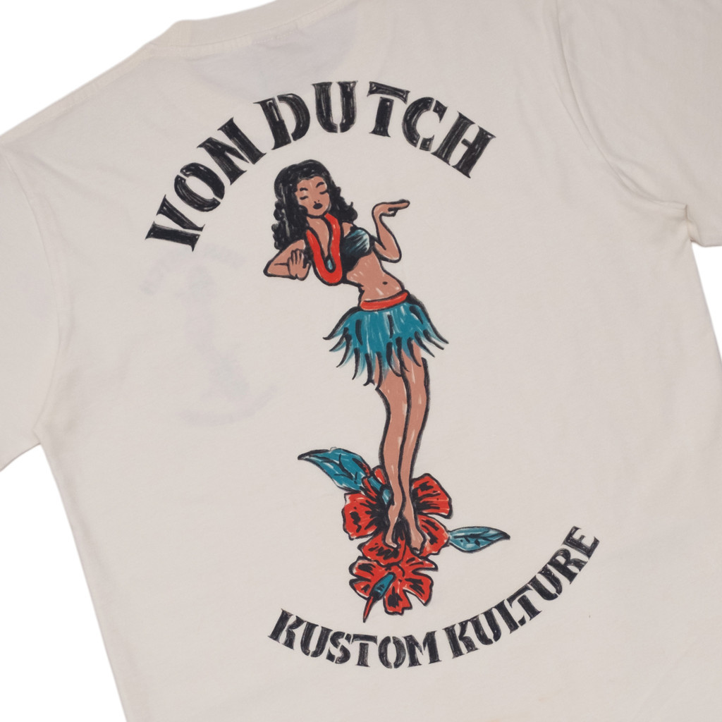 Von Dutch Tshirt 1558 Broken White