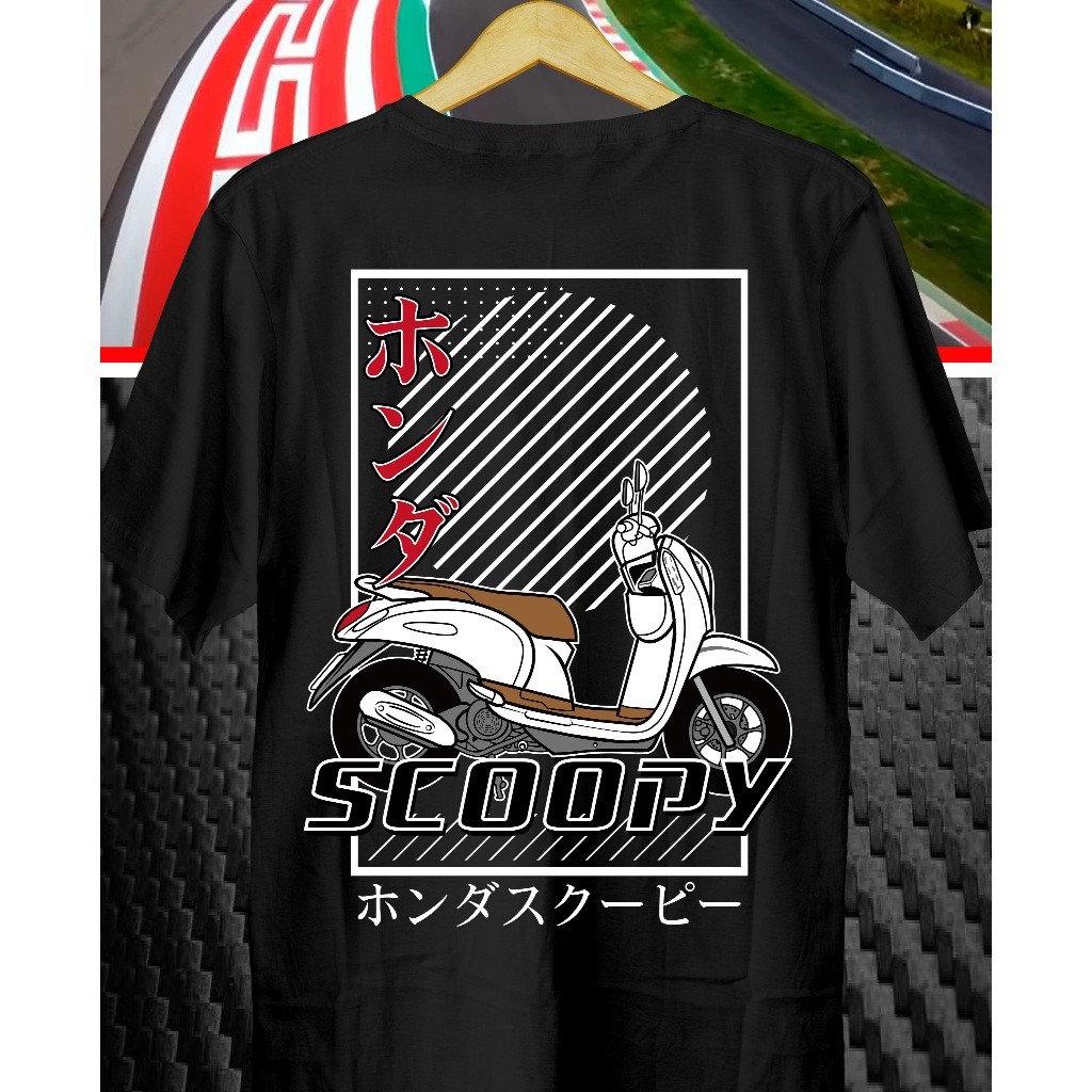 Kaos Motor Scoopy // Baju Scoopy // Kaos Scoopy // Scoopy
