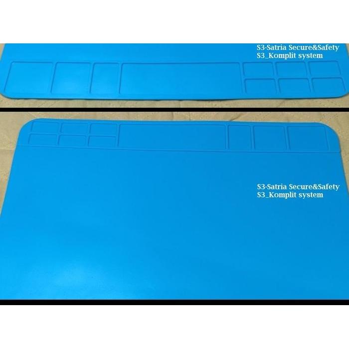 Kecil tipis karet alas Dudukkan tempat meja kerja baut screw Repair Duduk kan matras Solder pcb karp