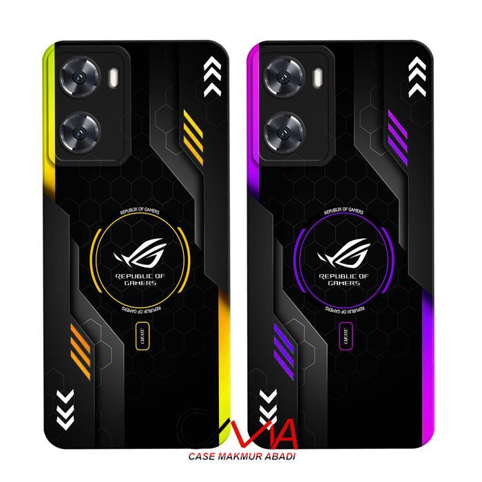 Case kompatibel Untuk OPPO A57 2022 - OPPO A77s Hp Silikon Casing Handphone Softcase Kesing Cassing 