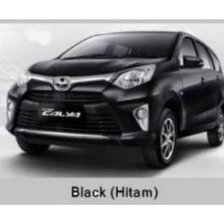 BARU Spoiler-topi belakang calya sigra KJS - Hitam ASLI