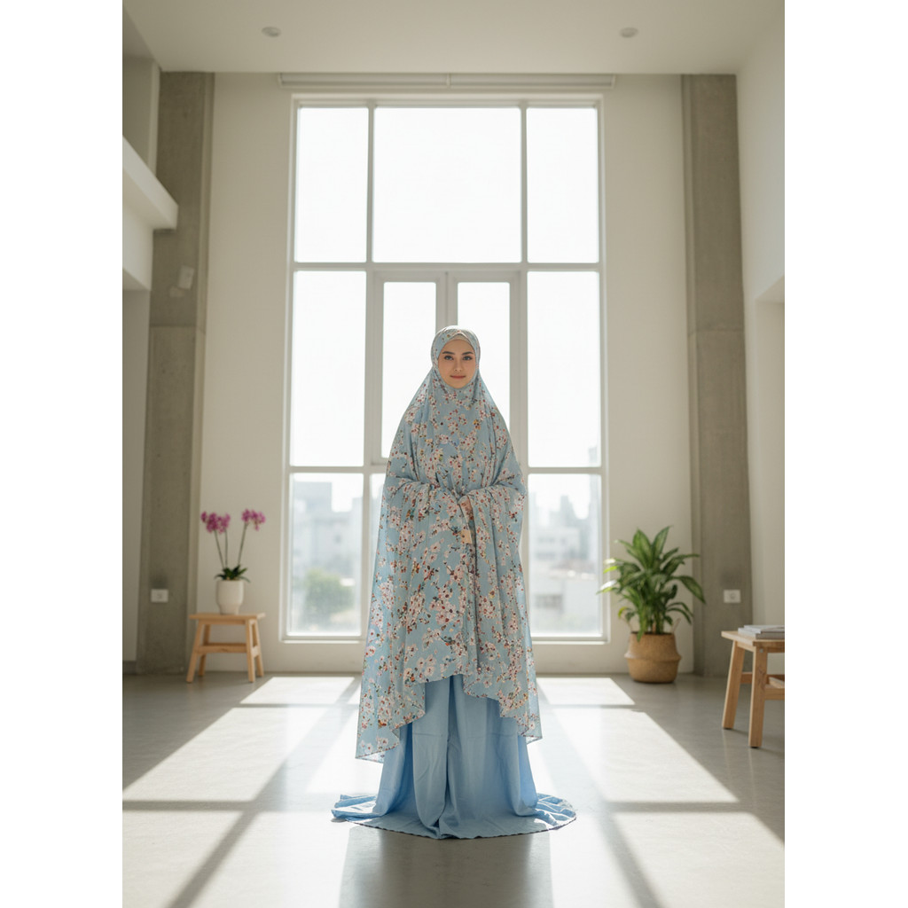 Mukena MARYAM Premium Sosialita Rayon Korea Jumbo Size