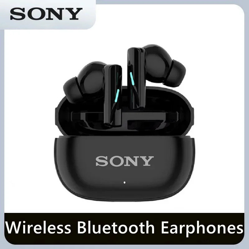 Earphone Nirkabel Sony Headset Bluetooth TWS 5.3 Stereo Earbuds Headphone Hifi Mikrofon HD Untuk Iph
