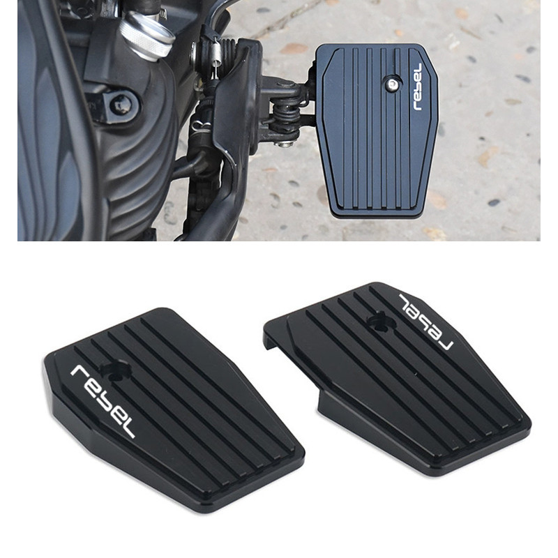 Pijakan Kaki Motor Billet Lebar, Pedal Pijakan Kaki, Aksesoris Pijakan Kaki Untuk Honda CMX500 Rebel