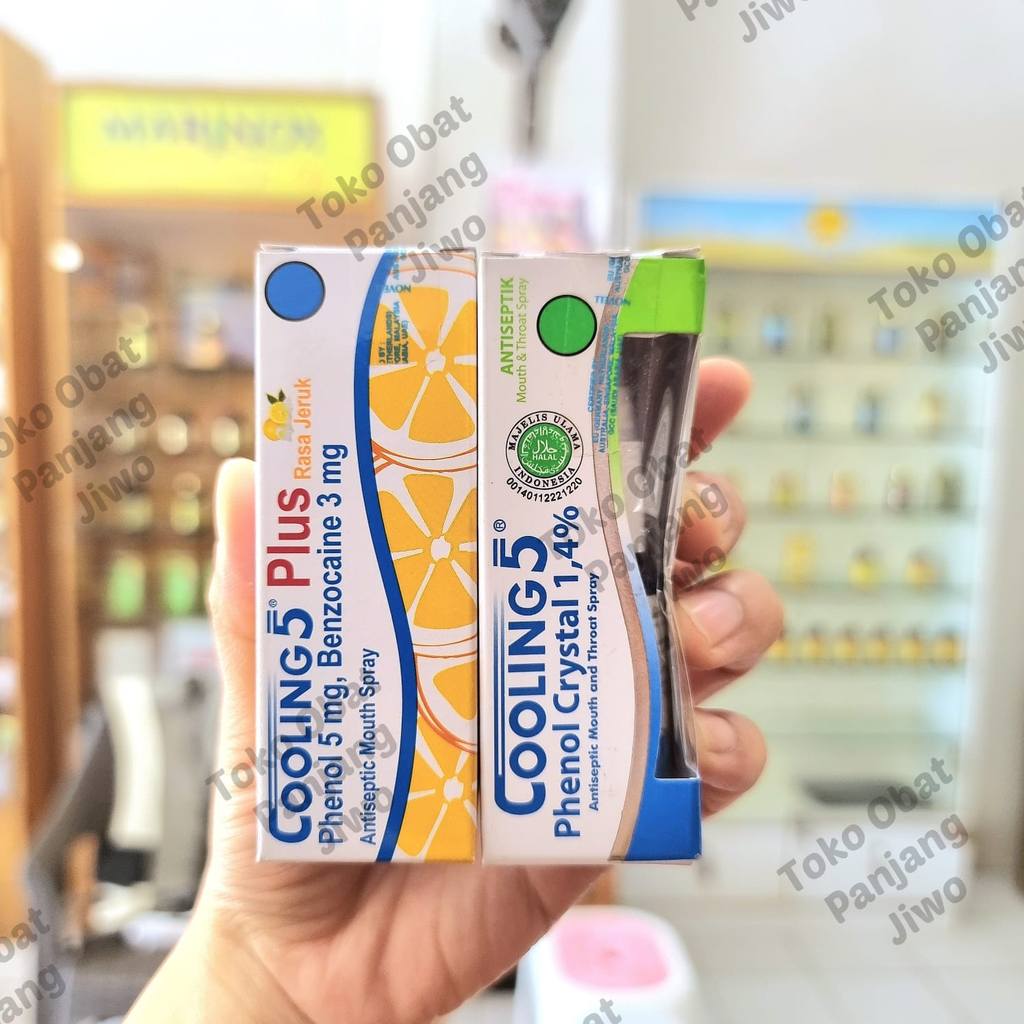 Cooling 5 Spray Mint 15ml Cooling 5 Plus - Sakit Tenggorokan Sakit Gigi