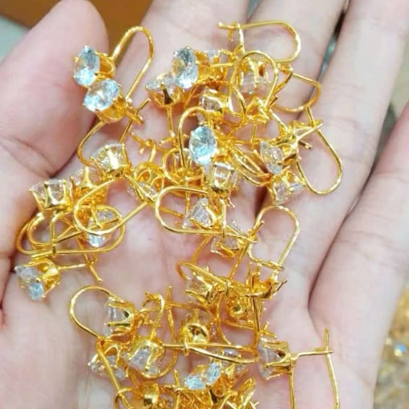 ~DISC~ ANTING TITANIUM DESI GOLD SILVER CANTIK CENTRAL AKSESORIS INDONESIA