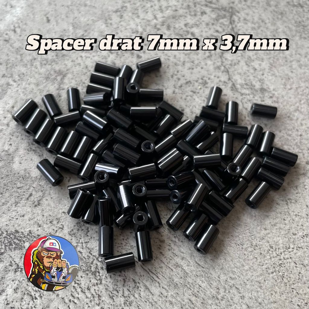 Tamiya Spacer Drat AT 7 mm X 3.7 Buat Stay Bumper AT