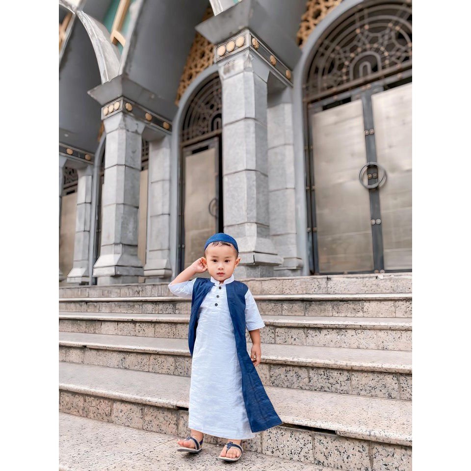 PROMO>> KOKO JUBAH MEWAH SNI LINEN BUKAN KAOS NOAH KOKO BAYI MUSLIM baju anak setelan bayi muslim co