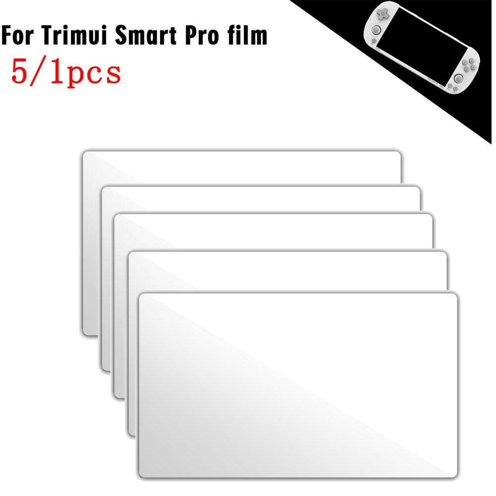 5/1pcs For Trimui Smart Pro Screen Protector Transprent Game Console Protective Film For Trimui Smar