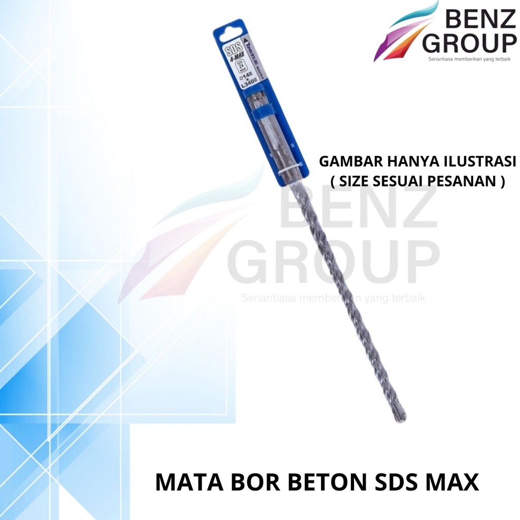 Benz Werkz SDS MAX 4-edge 30mm x 570mm - Mata bor beton SDS Max