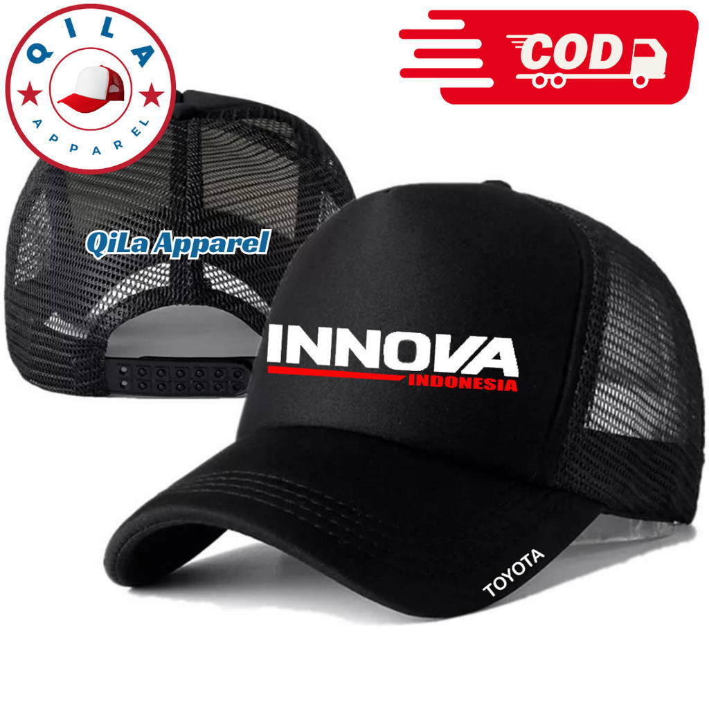 Topi Trucker TOYOTA INNOVA - Topi Distro TOYOTA INNOVA Logo - Topi TOYOTA INNOVA Premium - Topi Pria