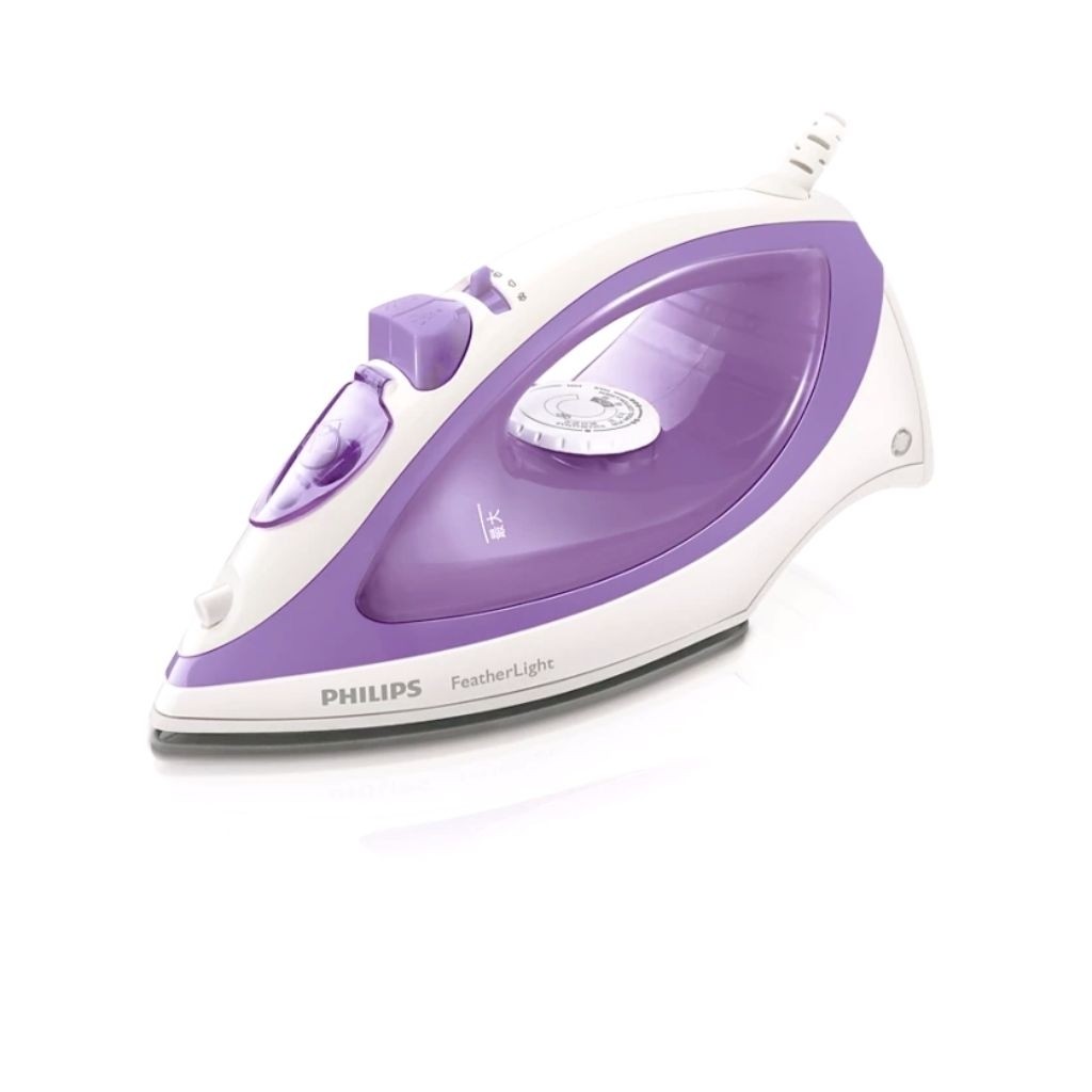 PHILIPS Setrika Uap GC1418/35 400w / GC1418 Steam Iron Tapak Strika Anti Lengket Low Watt Gosokan Ba