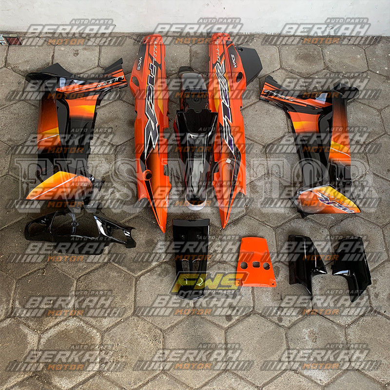 Fullset Body Halus Fizr Orange Hitam 2003 Baru