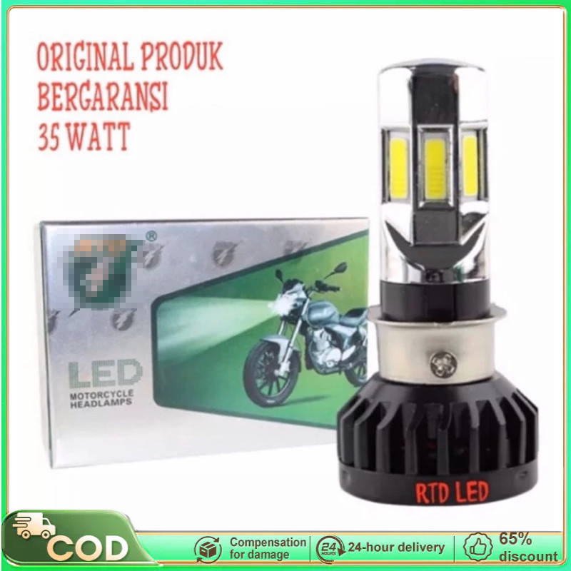 Lampu led 6 sisi Lampu LED RTD 3 sisi 100% ORIGINAL GARANSI AC DC + KIPAS BOHLAM DOP LAMPU DEPAN UTA