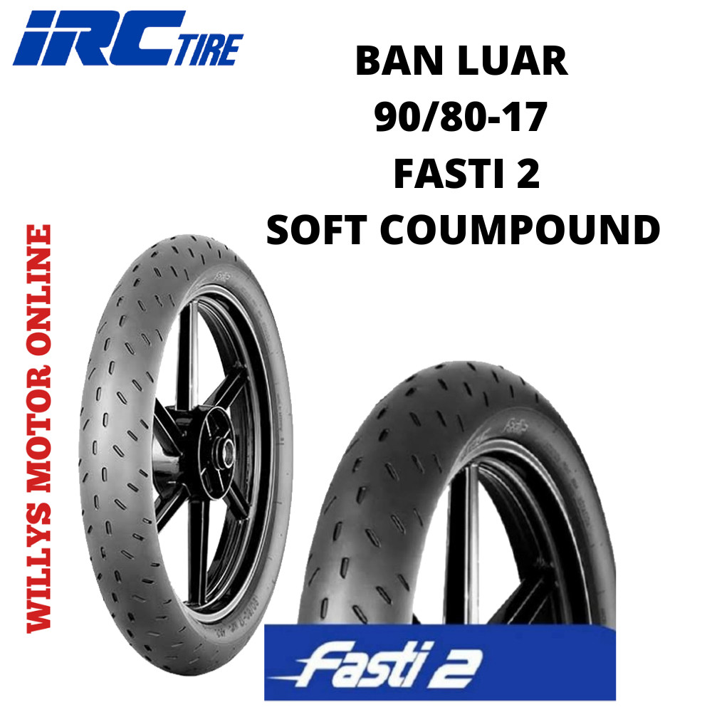 Ban 90/80-17 Fasti 2 Tubeless Soft Coumpound All Bebek Series