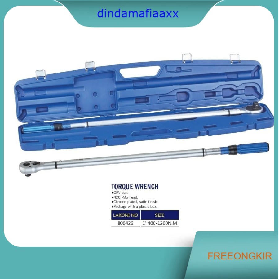 Kunci Torsi Moment Torque Wrench Kunci Momen Torsi Momen Torque Wrench 1in 1200NM 800426