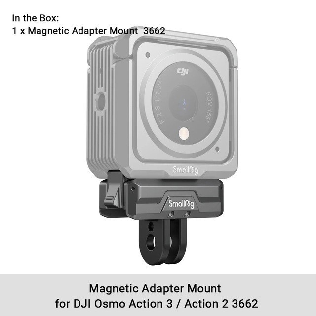 SmallRig for OSMO Action 4/3 Camera Cage, Protective Cage Compatible for DJI Mic,Protective Frame fo