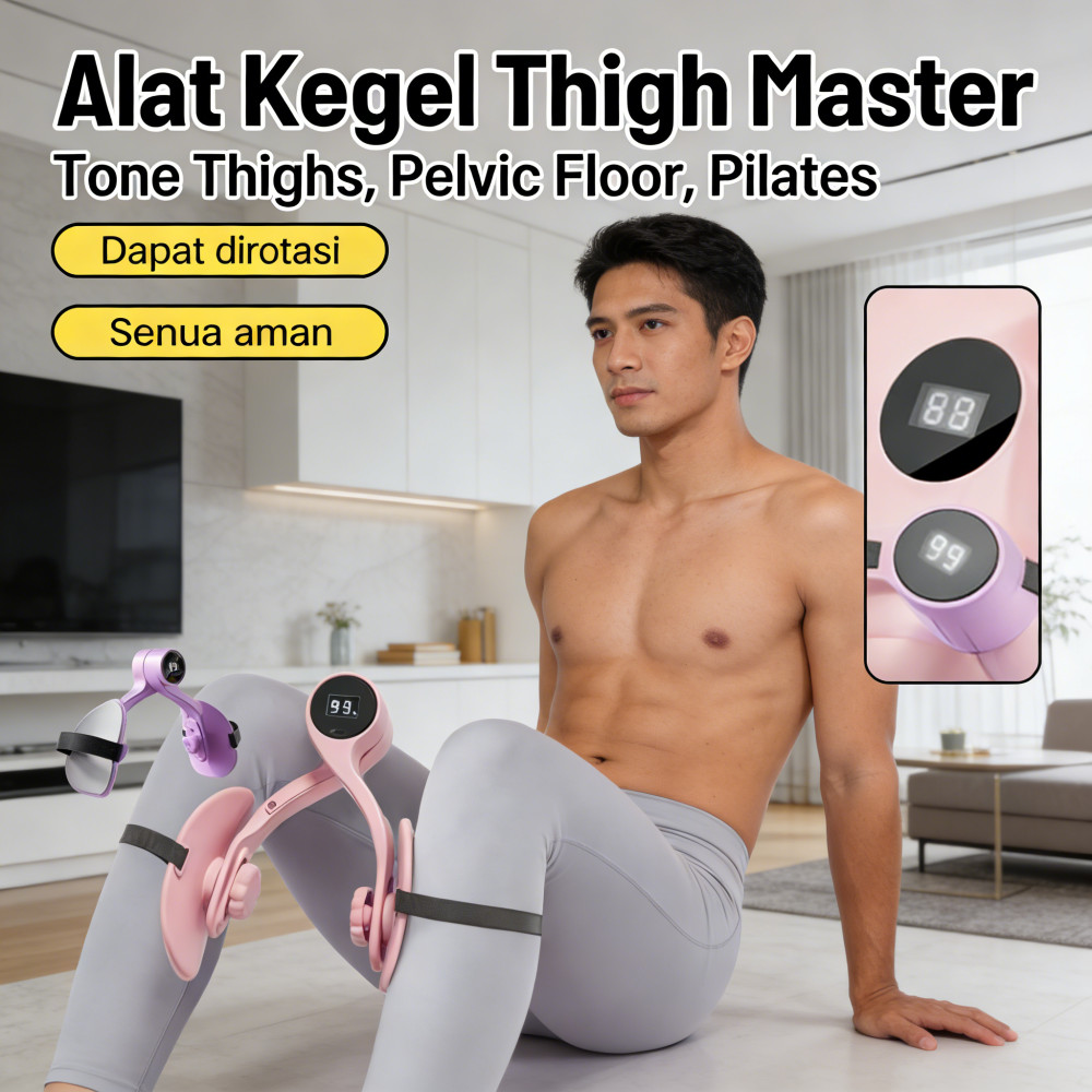 Kegel Paha Alat Pilates Hip Alat Kegel Thigh Fitness Mengencangkan Pengecil Wanita