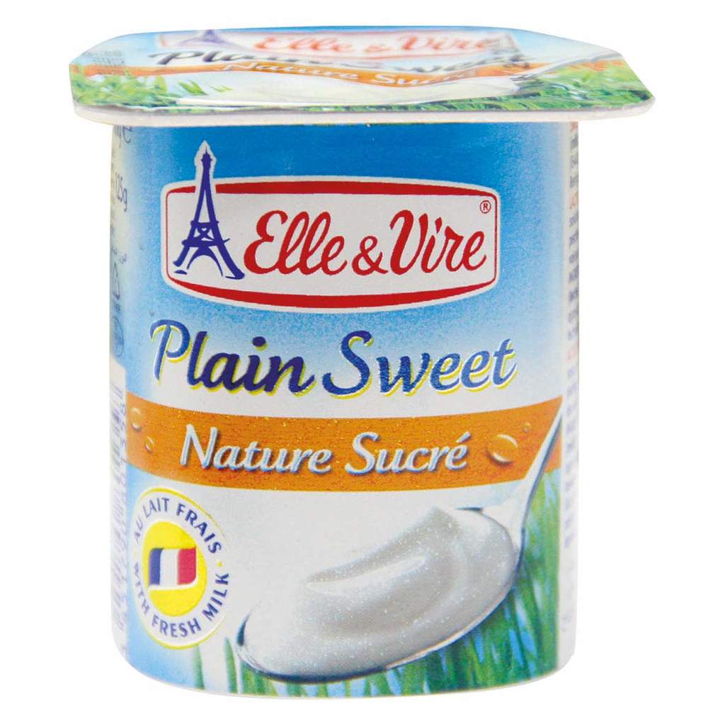 ELLE & VIRE YOGHURT PLAIN 125GR
