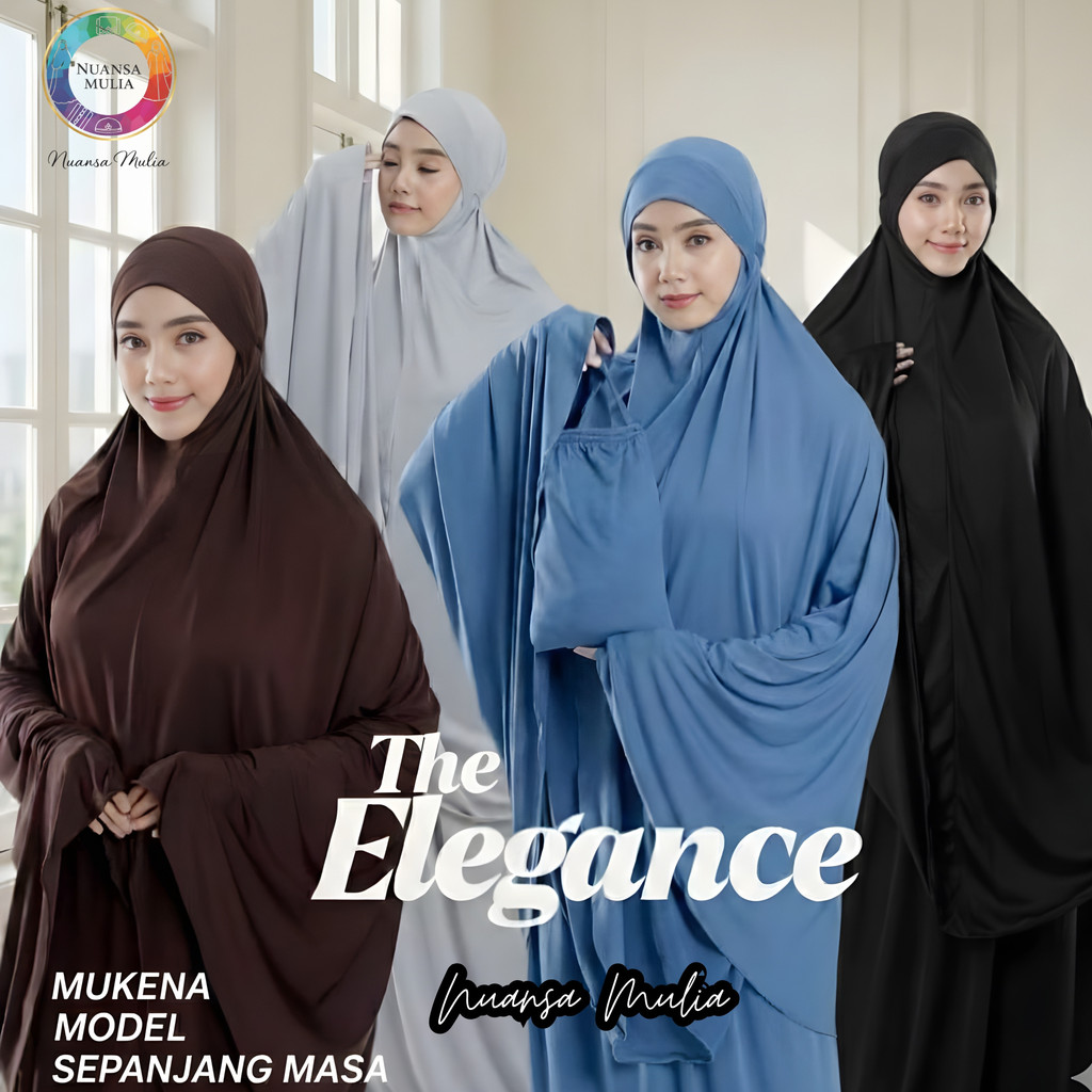 Mukena  Polos Jumbo Premium Mukena  Lebaran Adem & Jatuh