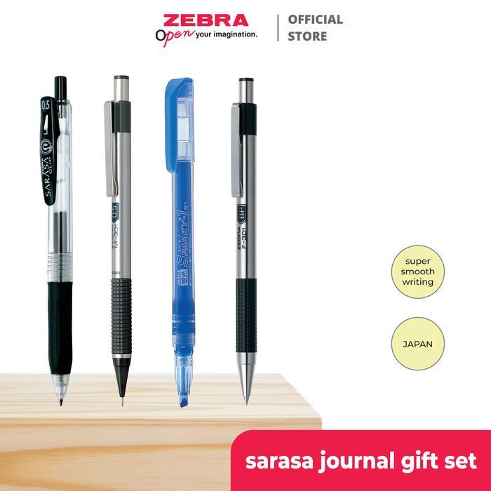 Pulpen Sarasa Journal Gift Set Free Notes - Hitam