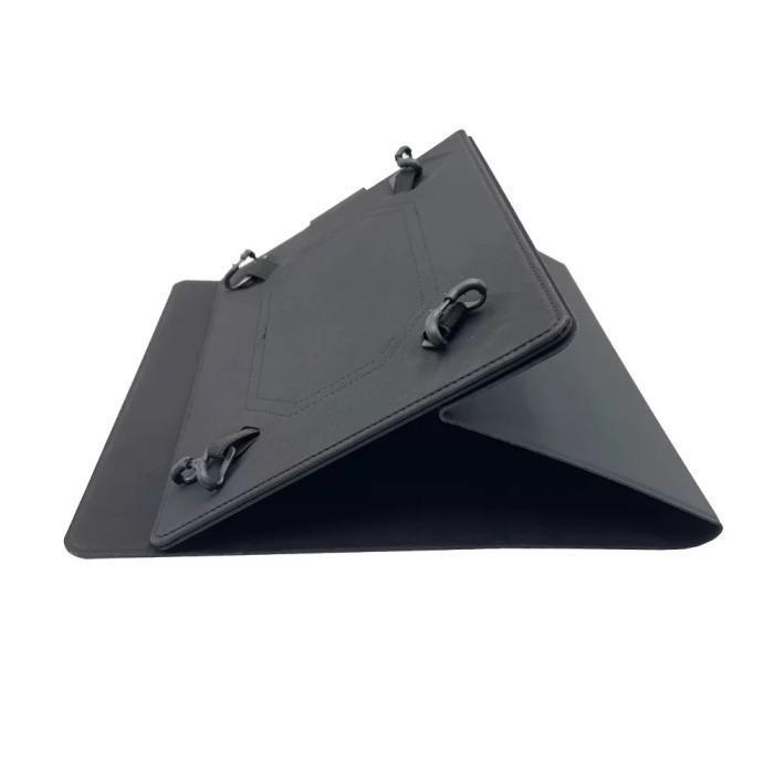 BOOKCOVER FLIPCASE MAGNET KEYBOARD WIRELESS ADVAN TAB SKETSA 10 INCH - Hitam