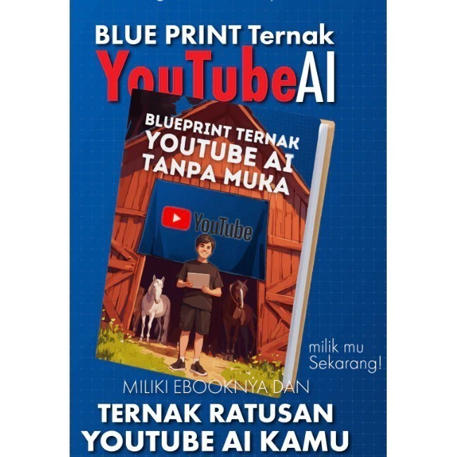 Blue Print Ternak Youtube AI DIGITAL MARKETING TOKO ONLINE INTERNET PELUANG USAHA TOOL BISNIS BONUS-