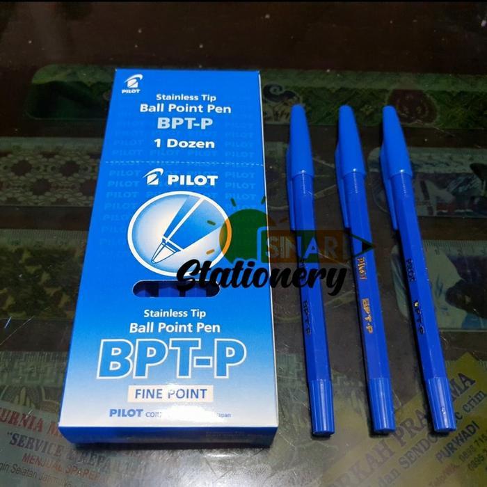 Pulpen bptp pilot 1pak isi 12pc biru