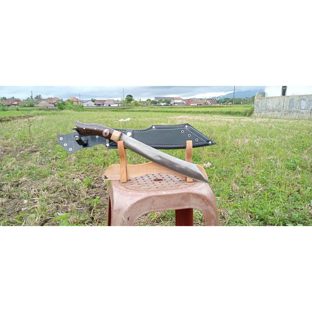 GOLOK PATIMURA SARUNG KALEP 40CM BAJA PER ASLI CIBATU SUPER TAJAM