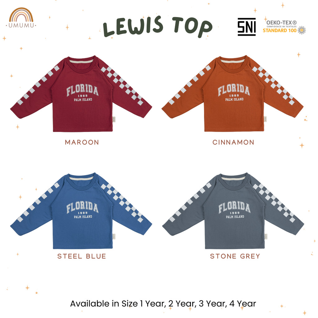 UMUMU LEWIS TOP- Setelan Anak