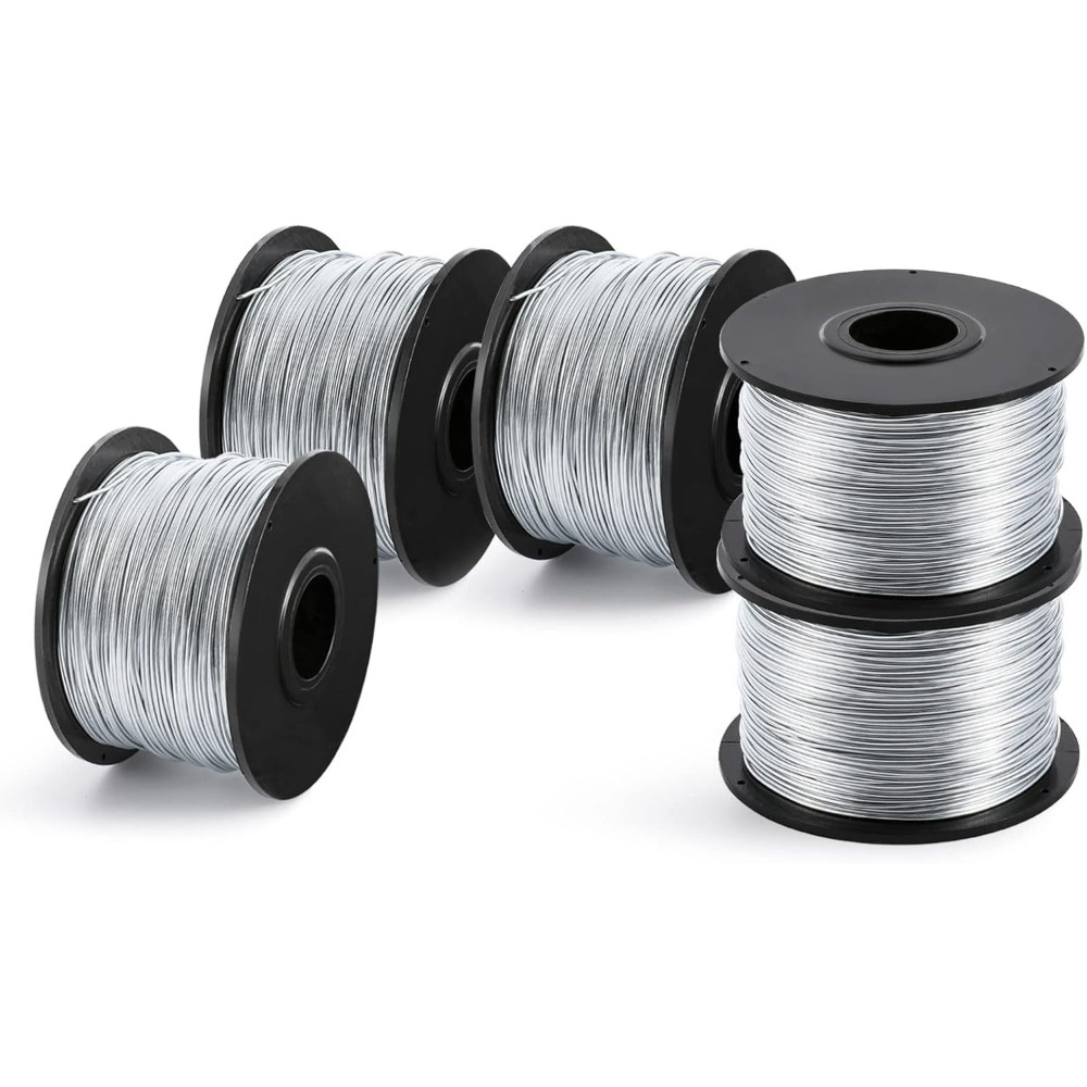 5 Rolls Tie Wire Coil 110m Length 08mm ameter Steel Tie Wire Rolls for Automatic Tying Machine