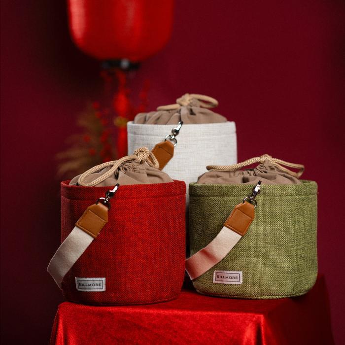 Toko Handuk - Mini Bucket - ( Hand Bag Souvenir ) - Green